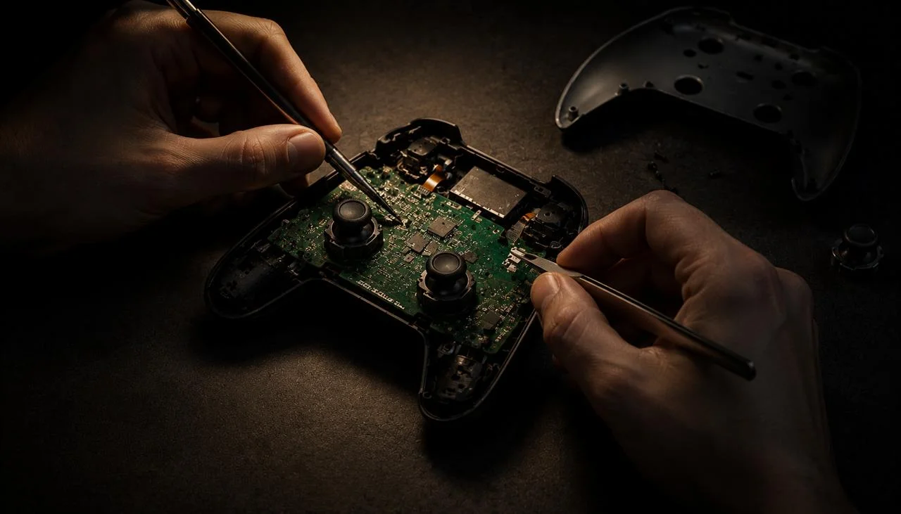 How to Replace a Controller Analog Stick When Recalibration Cannot Fix Drift